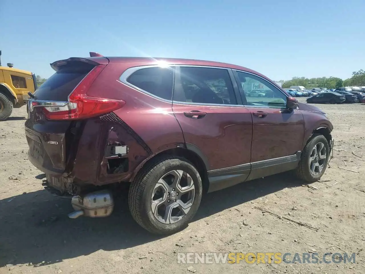 3 Photograph of a damaged car 7FARW2H5XKE004163 HONDA CRV 2019
