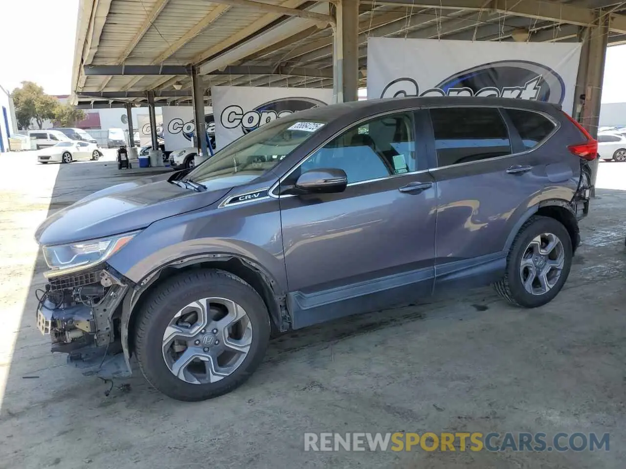 1 Фотография поврежденного автомобиля 7FARW2H81KE042990 HONDA CRV 2019