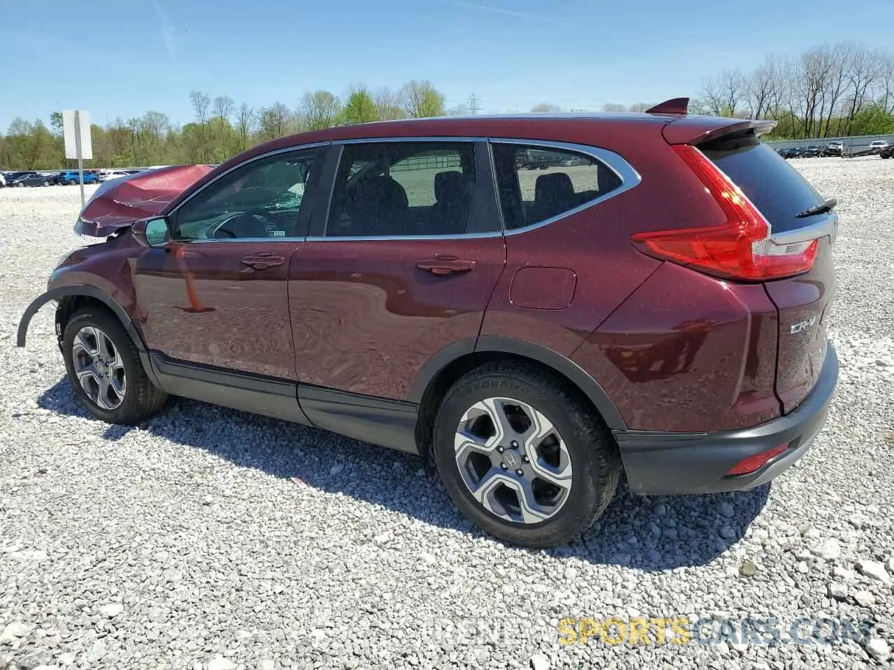 2 Photograph of a damaged car 7FARW2H81KE058221 HONDA CRV 2019