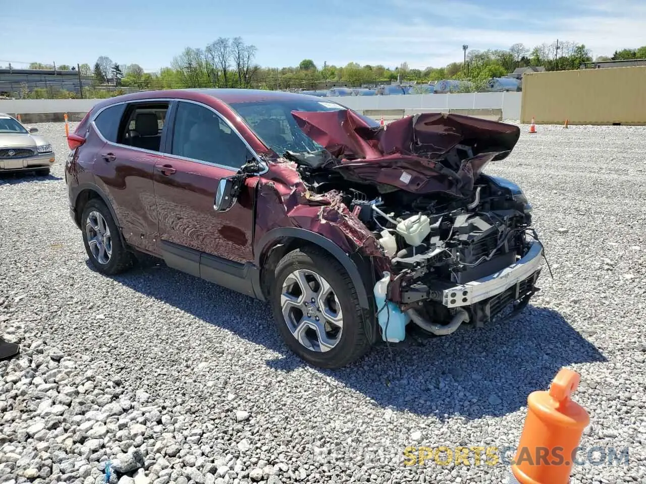 4 Photograph of a damaged car 7FARW2H81KE058221 HONDA CRV 2019