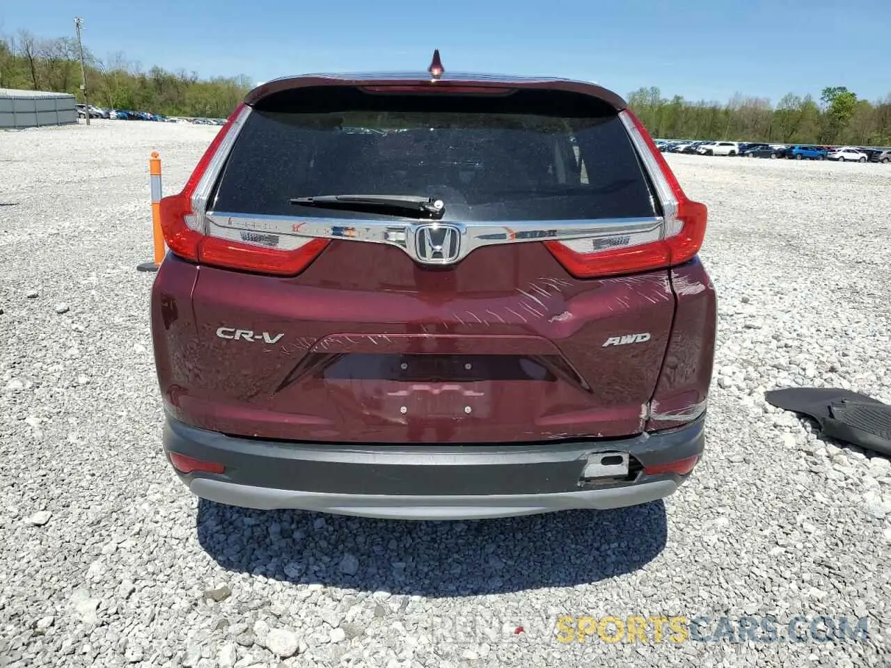6 Photograph of a damaged car 7FARW2H81KE058221 HONDA CRV 2019