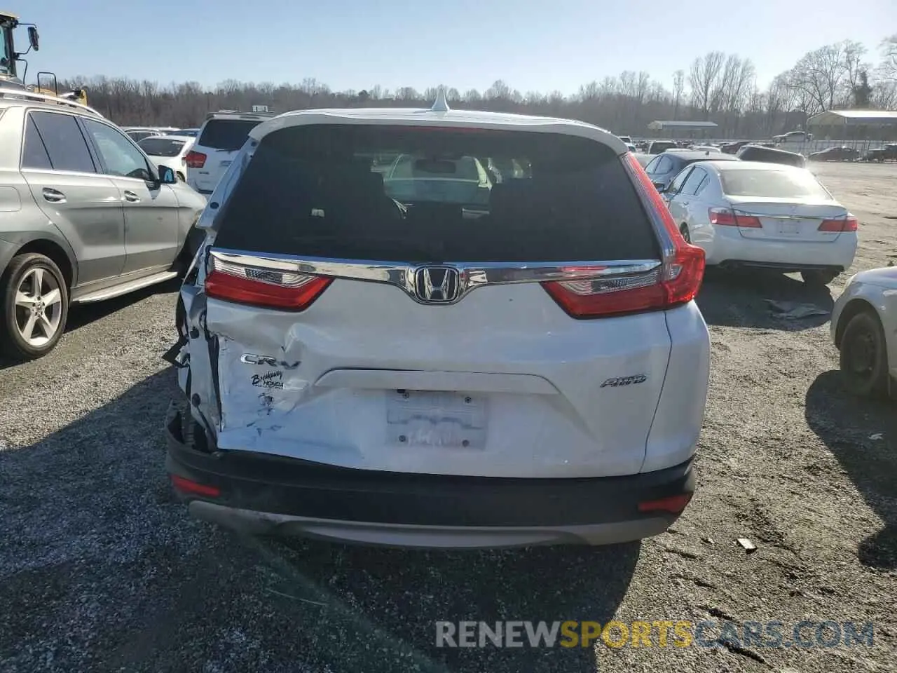 6 Фотография поврежденного автомобиля 7FARW2H85KE026663 HONDA CRV 2019