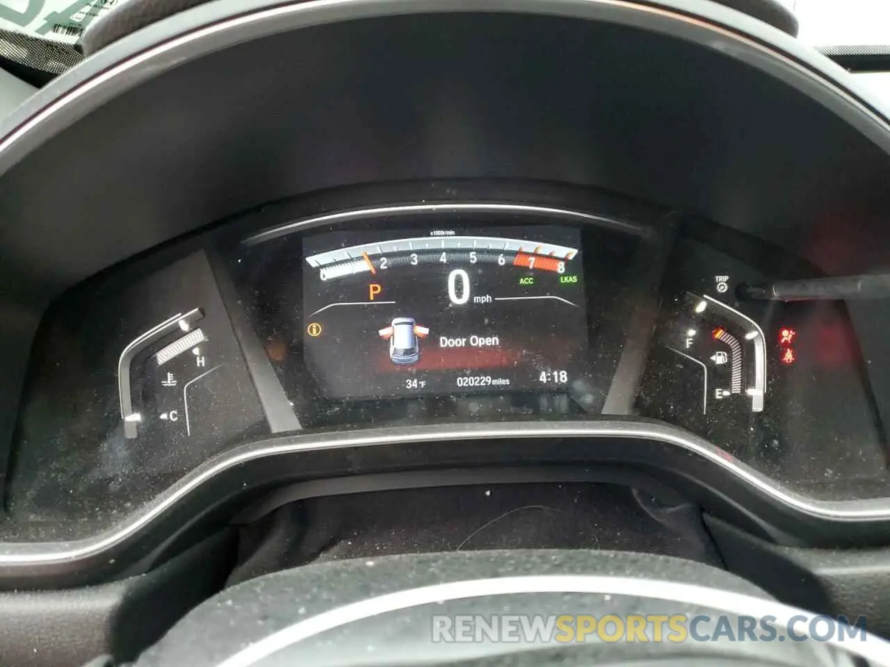 9 Photograph of a damaged car 7FARW2H88KE035910 HONDA CRV 2019