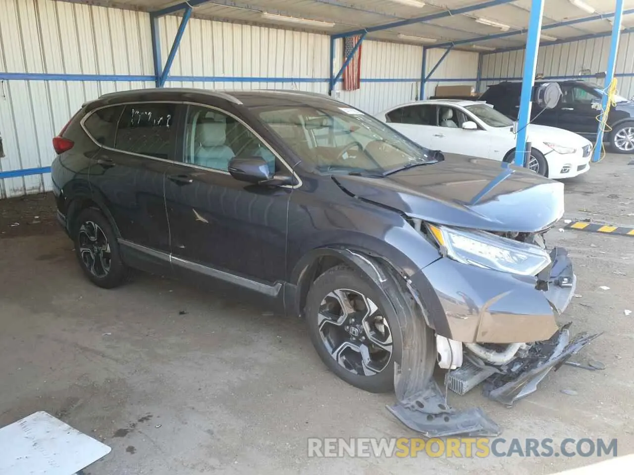 4 Фотография поврежденного автомобиля 7FARW2H97KE023708 HONDA CRV 2019