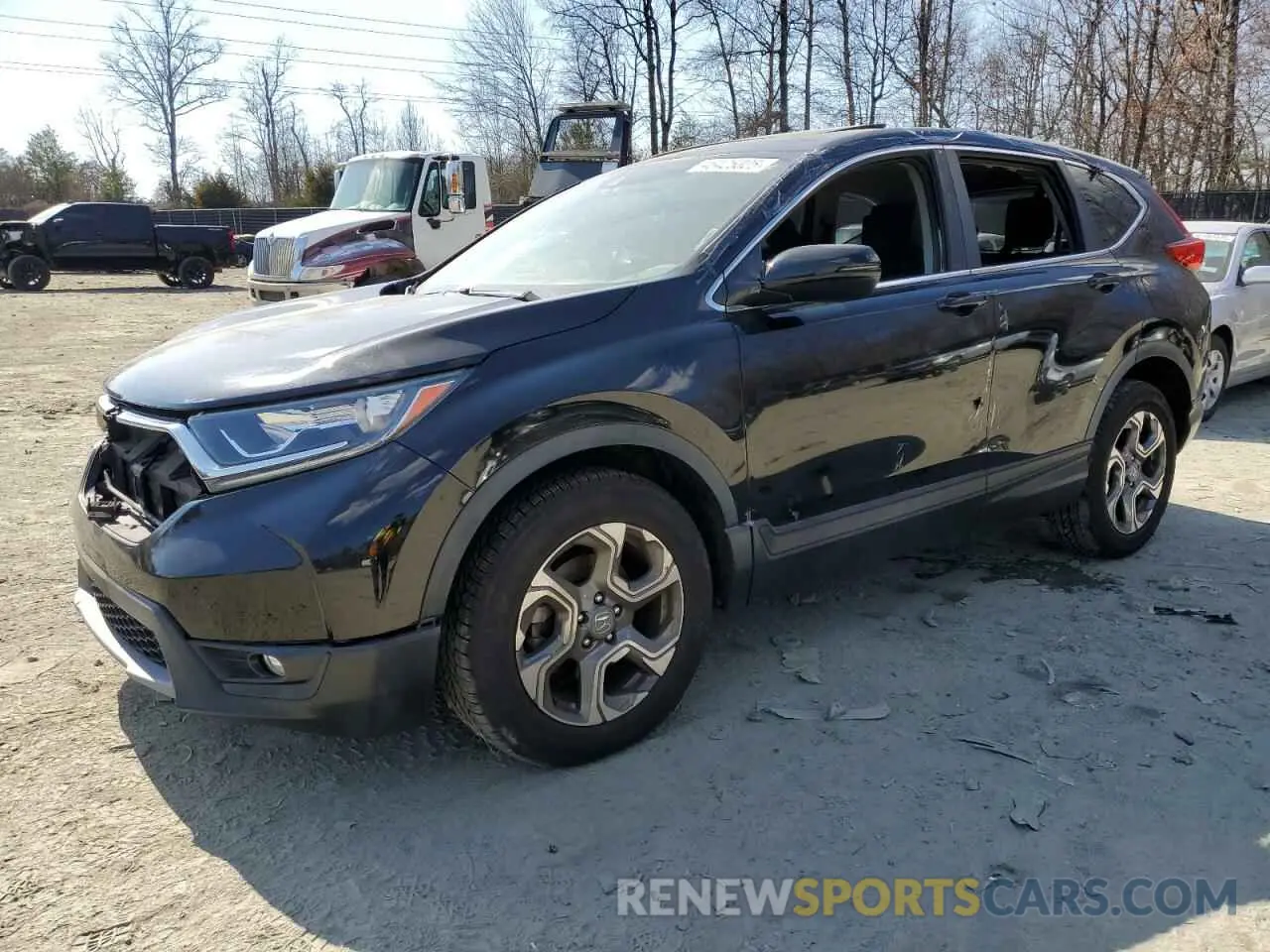 1 Фотография поврежденного автомобиля JHLRW2H51KX013502 HONDA CRV 2019