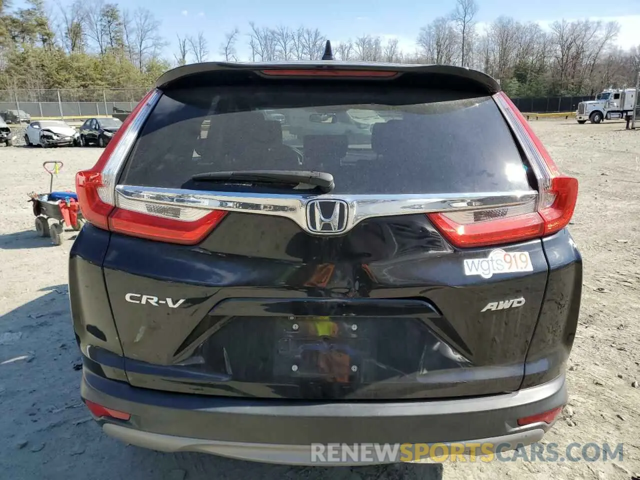 6 Фотография поврежденного автомобиля JHLRW2H51KX013502 HONDA CRV 2019