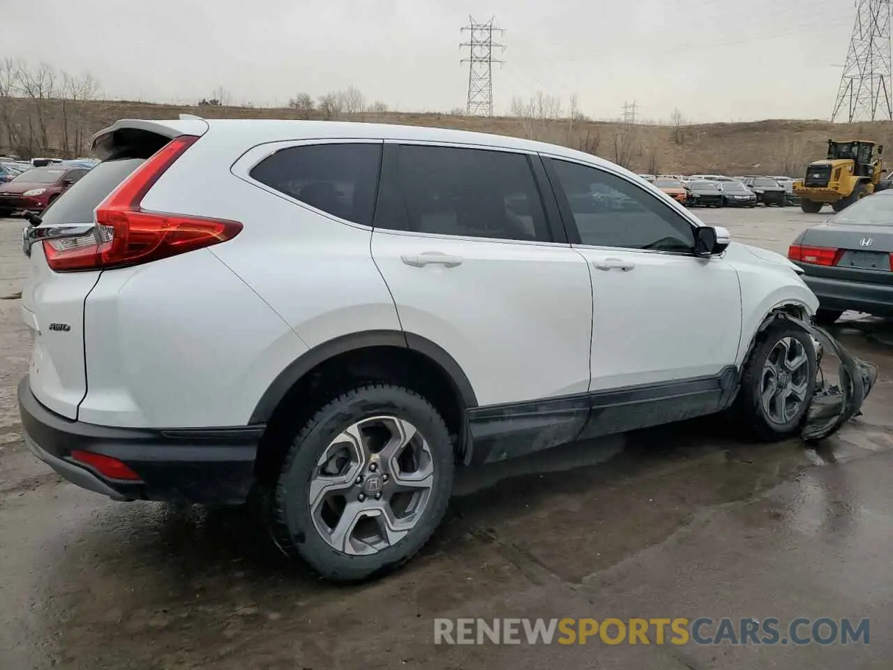 3 Photograph of a damaged car JHLRW2H80KX007748 HONDA CRV 2019