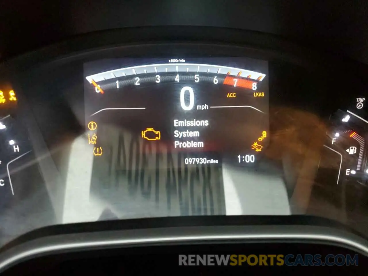 9 Photograph of a damaged car JHLRW2H80KX007748 HONDA CRV 2019