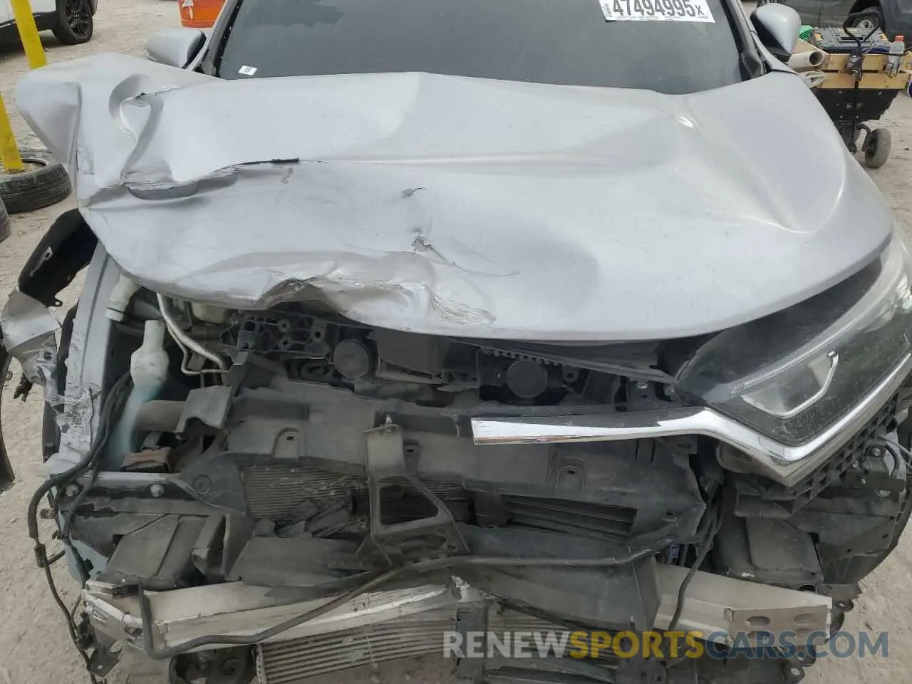 13 Фотография поврежденного автомобиля JHLRW2H83KX001345 HONDA CRV 2019