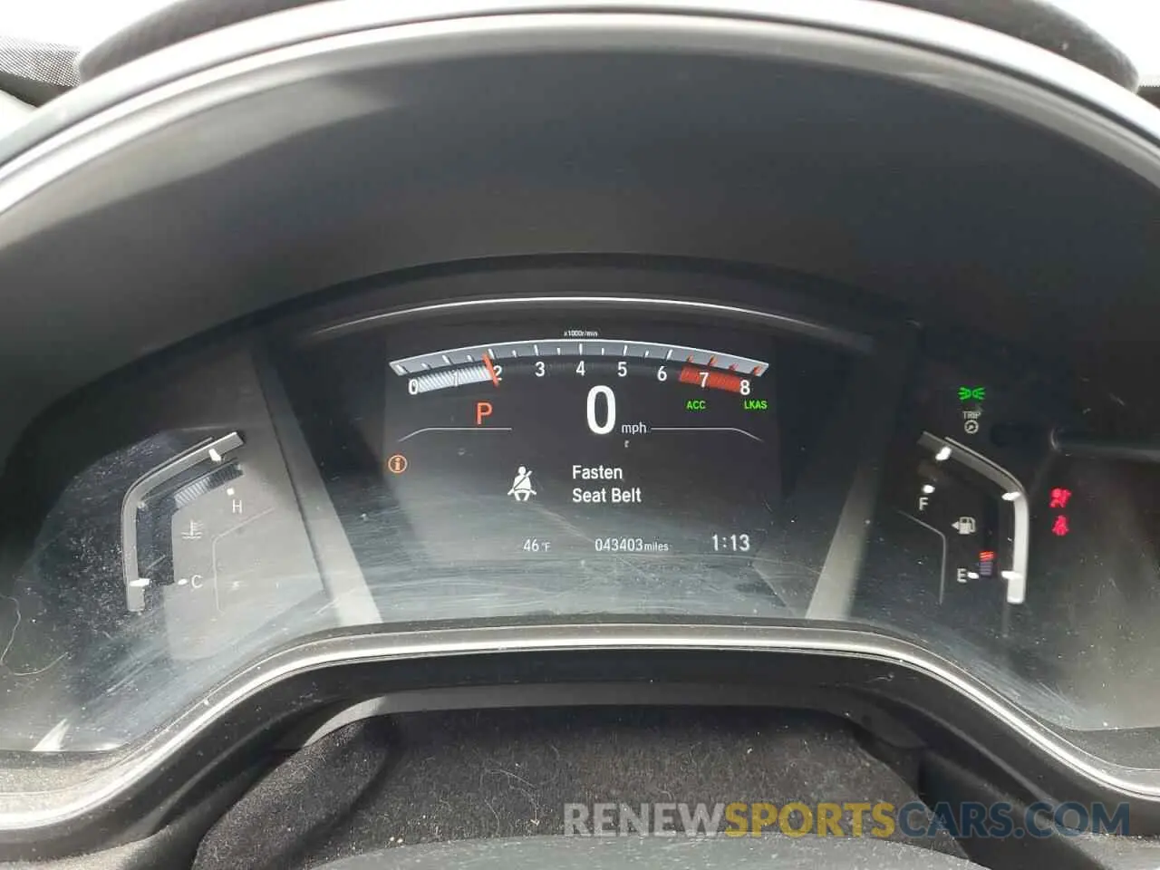 9 Photograph of a damaged car JHLRW2H88KX019694 HONDA CRV 2019