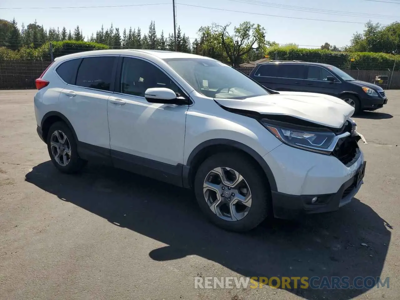 4 Photograph of a damaged car JHLRW2H89KX013029 HONDA CRV 2019
