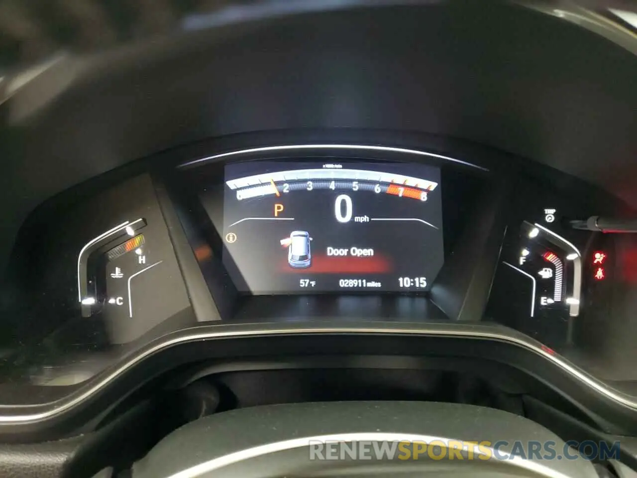 9 Photograph of a damaged car JHLRW2H94KX000102 HONDA CRV 2019