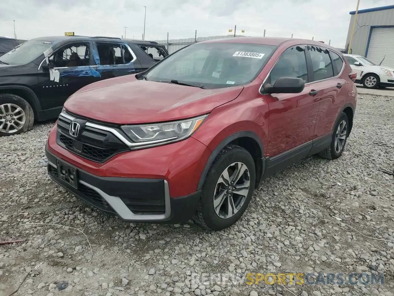 1 Photograph of a damaged car 2HKRW1H26LH406714 HONDA CRV 2020