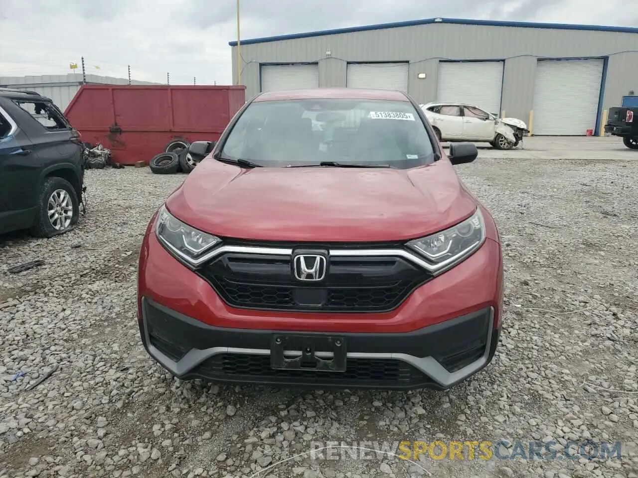 5 Photograph of a damaged car 2HKRW1H26LH406714 HONDA CRV 2020