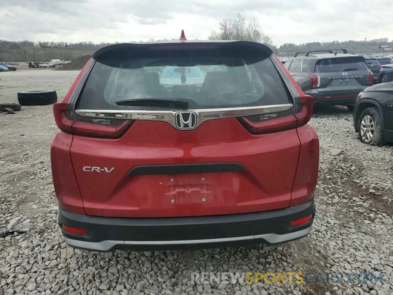 6 Photograph of a damaged car 2HKRW1H26LH406714 HONDA CRV 2020