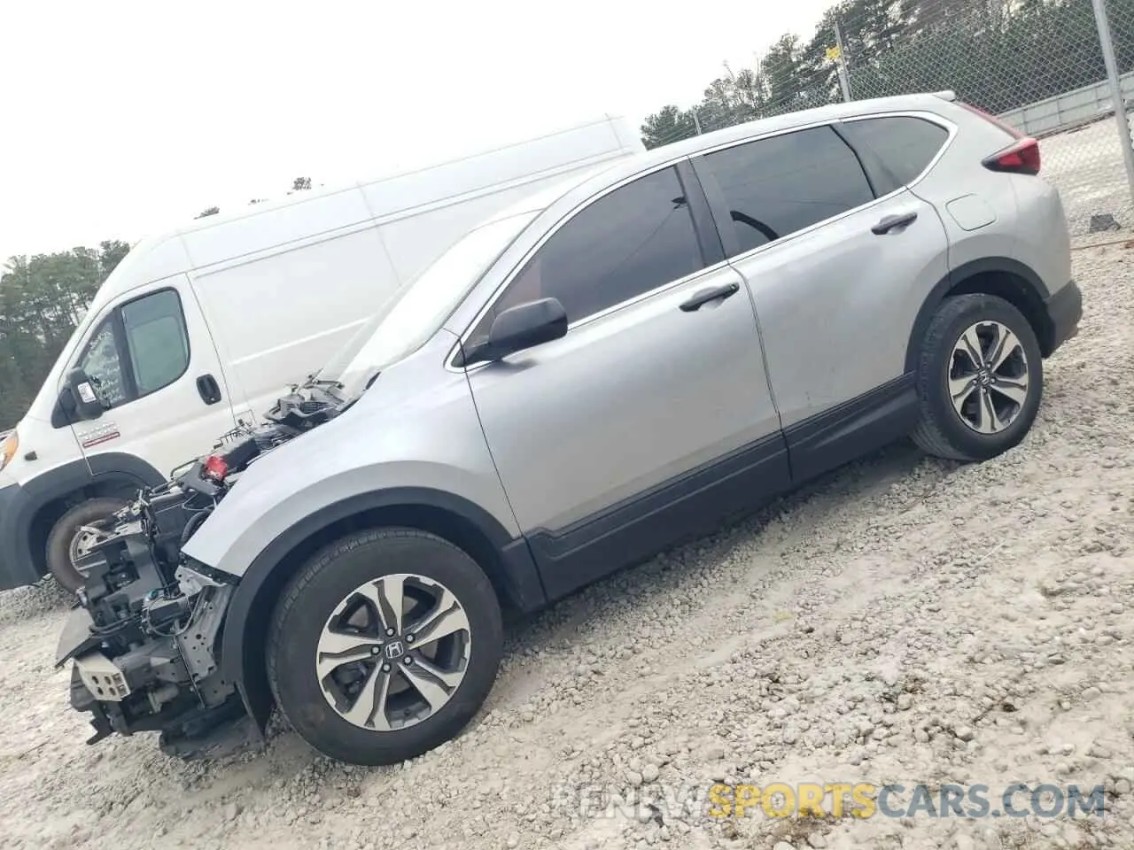1 Photograph of a damaged car 2HKRW1H26LH406728 HONDA CRV 2020