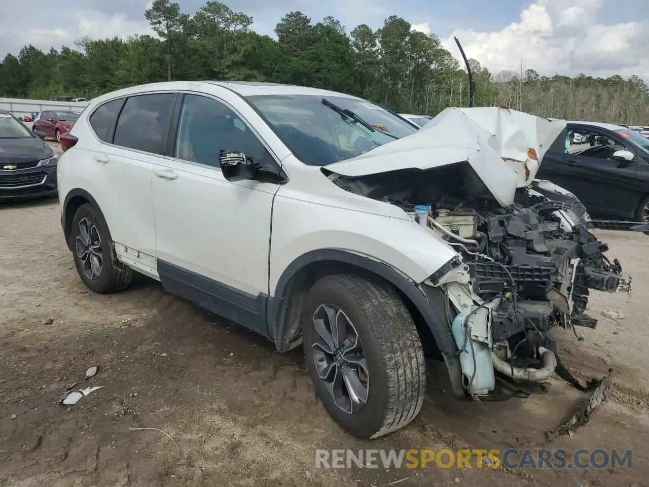 4 Photograph of a damaged car 2HKRW1H55LH407363 HONDA CRV 2020