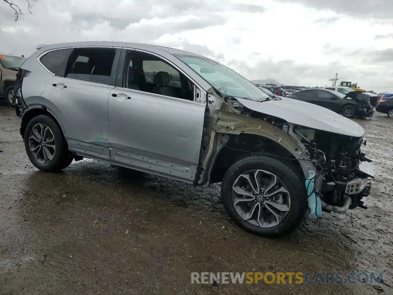 4 Photograph of a damaged car 2HKRW1H55LH423921 HONDA CRV 2020