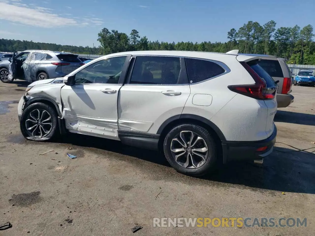 2 Photograph of a damaged car 2HKRW1H56LH416010 HONDA CRV 2020