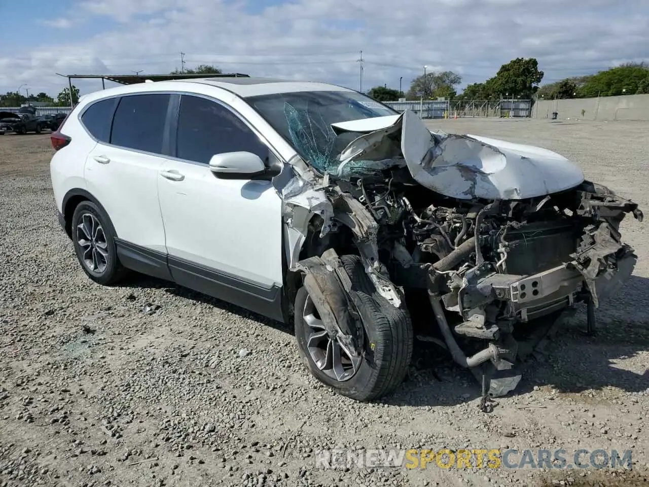 4 Photograph of a damaged car 2HKRW1H56LH428898 HONDA CRV 2020