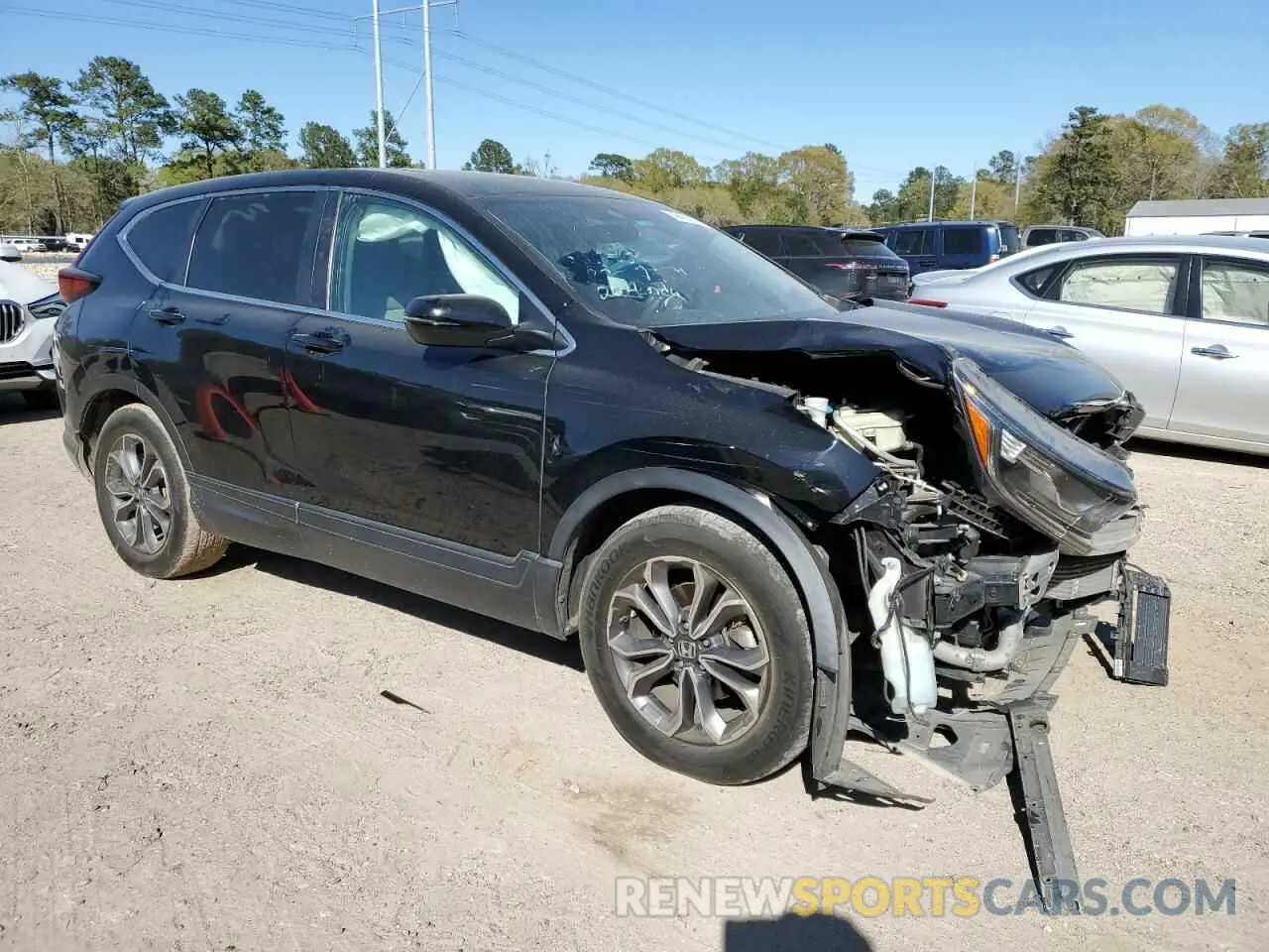 4 Photograph of a damaged car 2HKRW1H59LH407897 HONDA CRV 2020