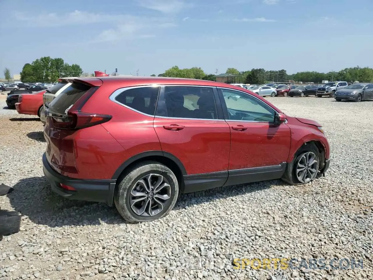 3 Photograph of a damaged car 2HKRW1H59LH414722 HONDA CRV 2020