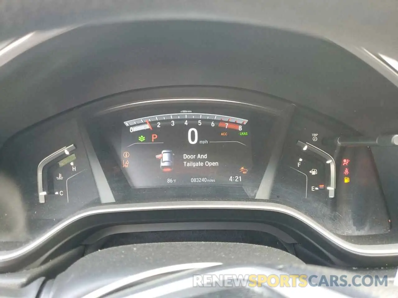 9 Фотография поврежденного автомобиля 2HKRW1H5XLH421260 HONDA CRV 2020