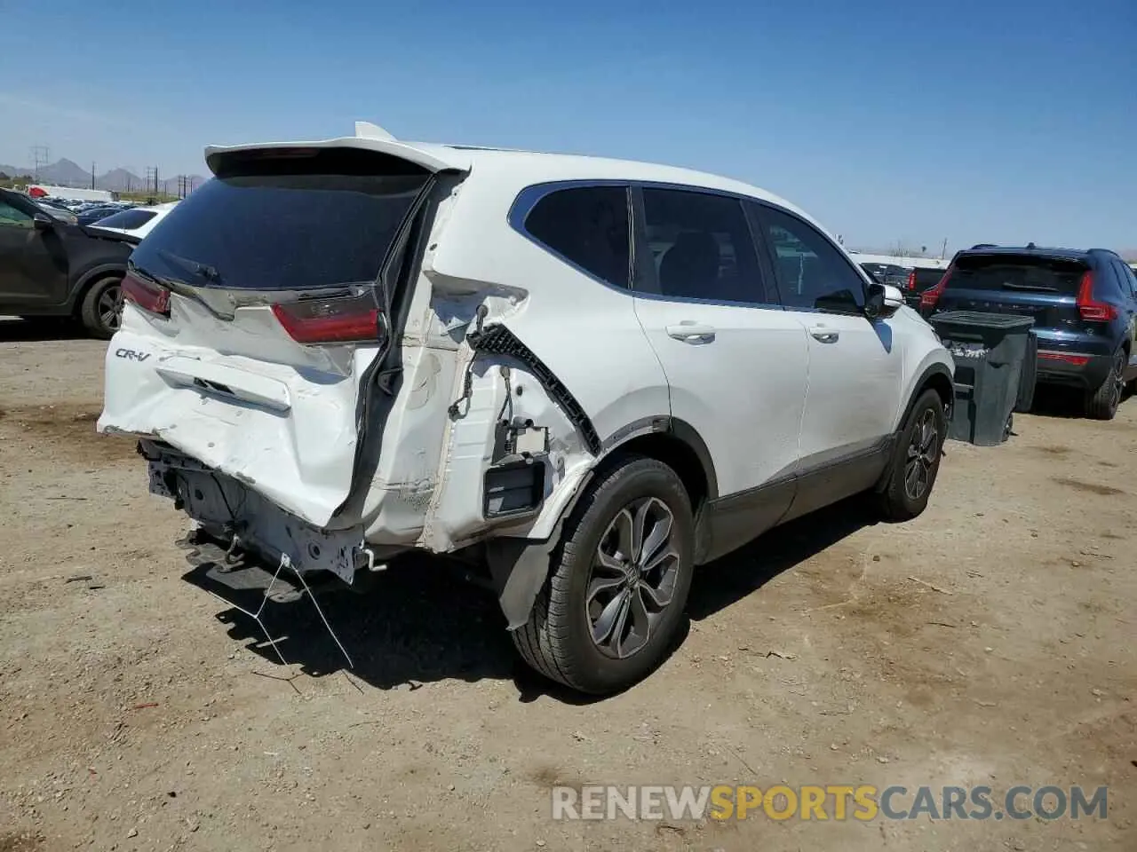 3 Photograph of a damaged car 2HKRW1H80LH416370 HONDA CRV 2020