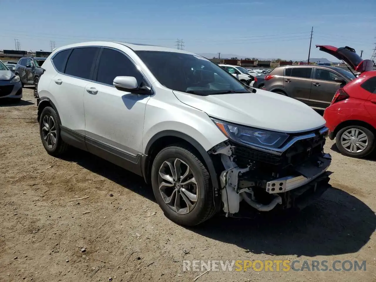 4 Photograph of a damaged car 2HKRW1H80LH416370 HONDA CRV 2020