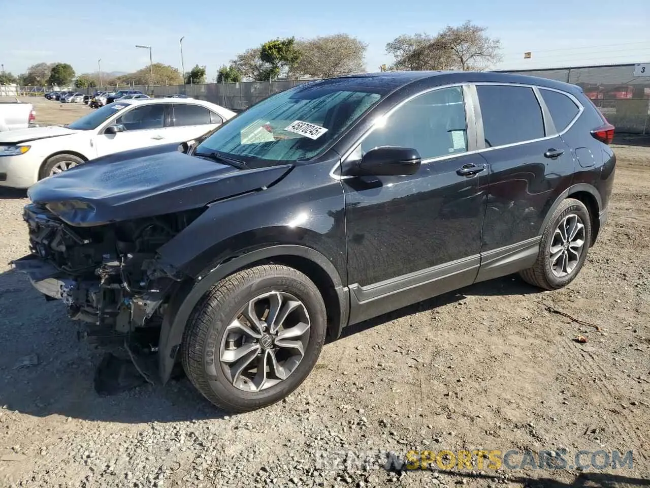 1 Photograph of a damaged car 2HKRW1H82LH424552 HONDA CRV 2020