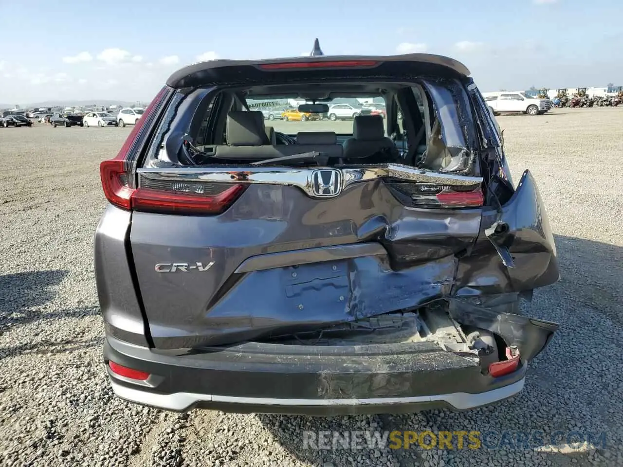 6 Photograph of a damaged car 2HKRW1H87LH428290 HONDA CRV 2020