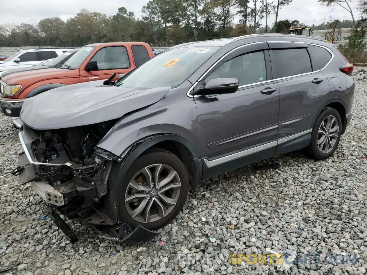 1 Photograph of a damaged car 2HKRW1H95LH402540 HONDA CRV 2020
