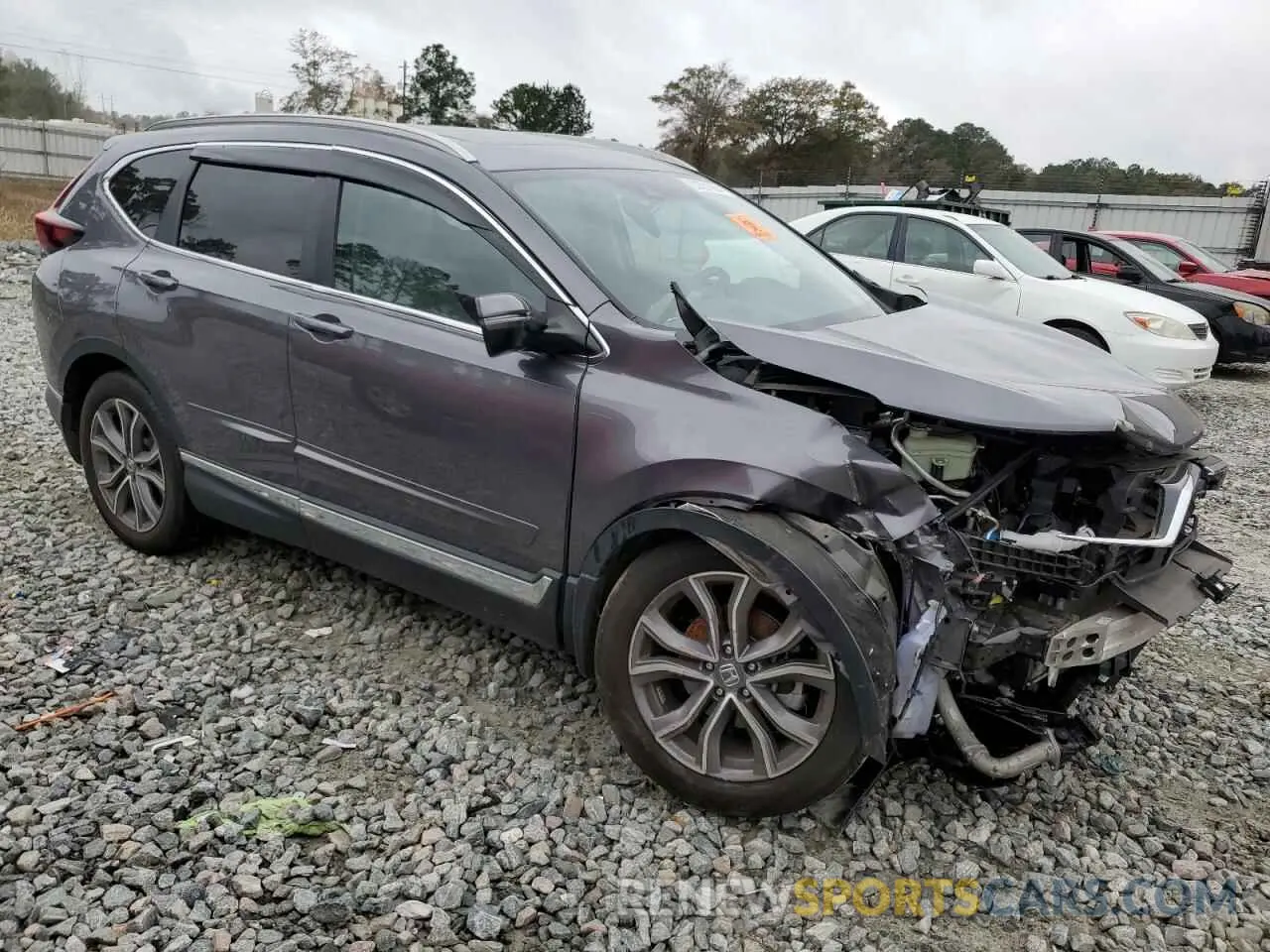 4 Photograph of a damaged car 2HKRW1H95LH402540 HONDA CRV 2020