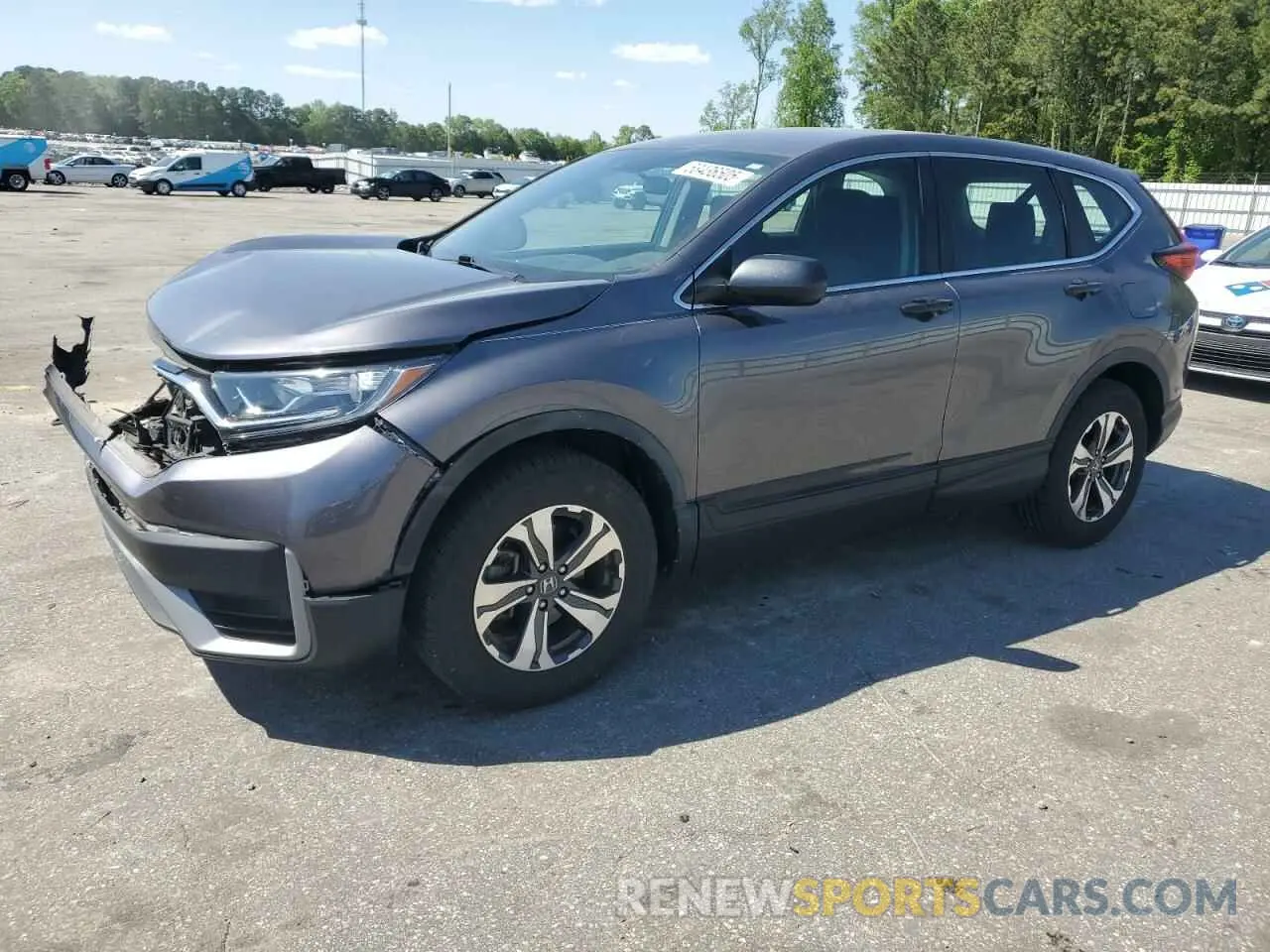 1 Photograph of a damaged car 2HKRW2H27LH629088 HONDA CRV 2020