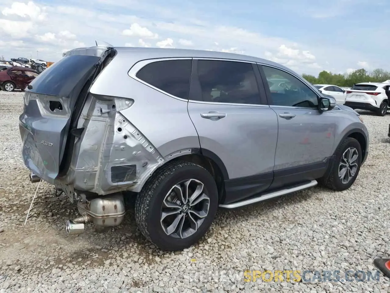 3 Photograph of a damaged car 2HKRW2H52LH669119 HONDA CRV 2020