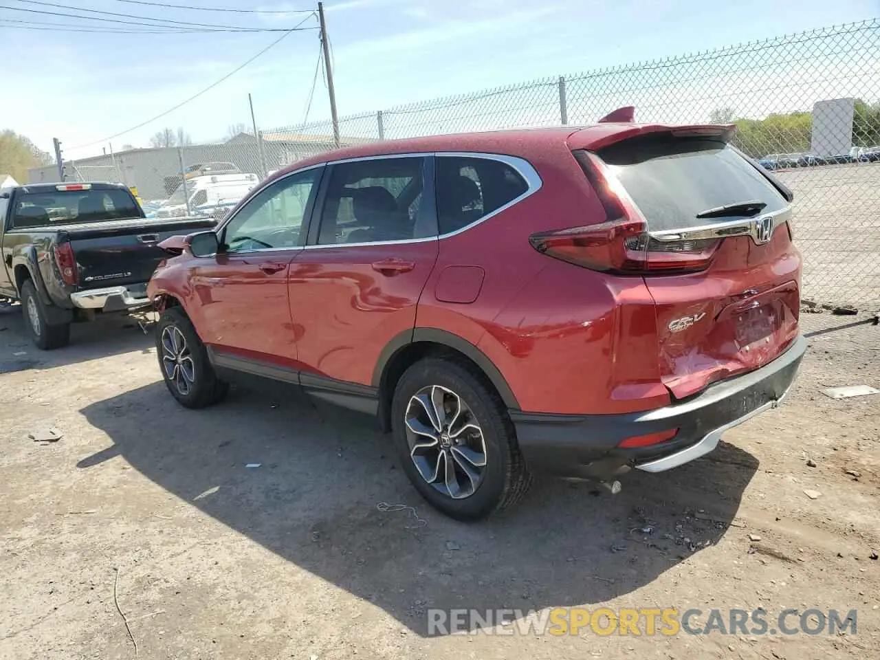 2 Photograph of a damaged car 2HKRW2H53LH637571 HONDA CRV 2020