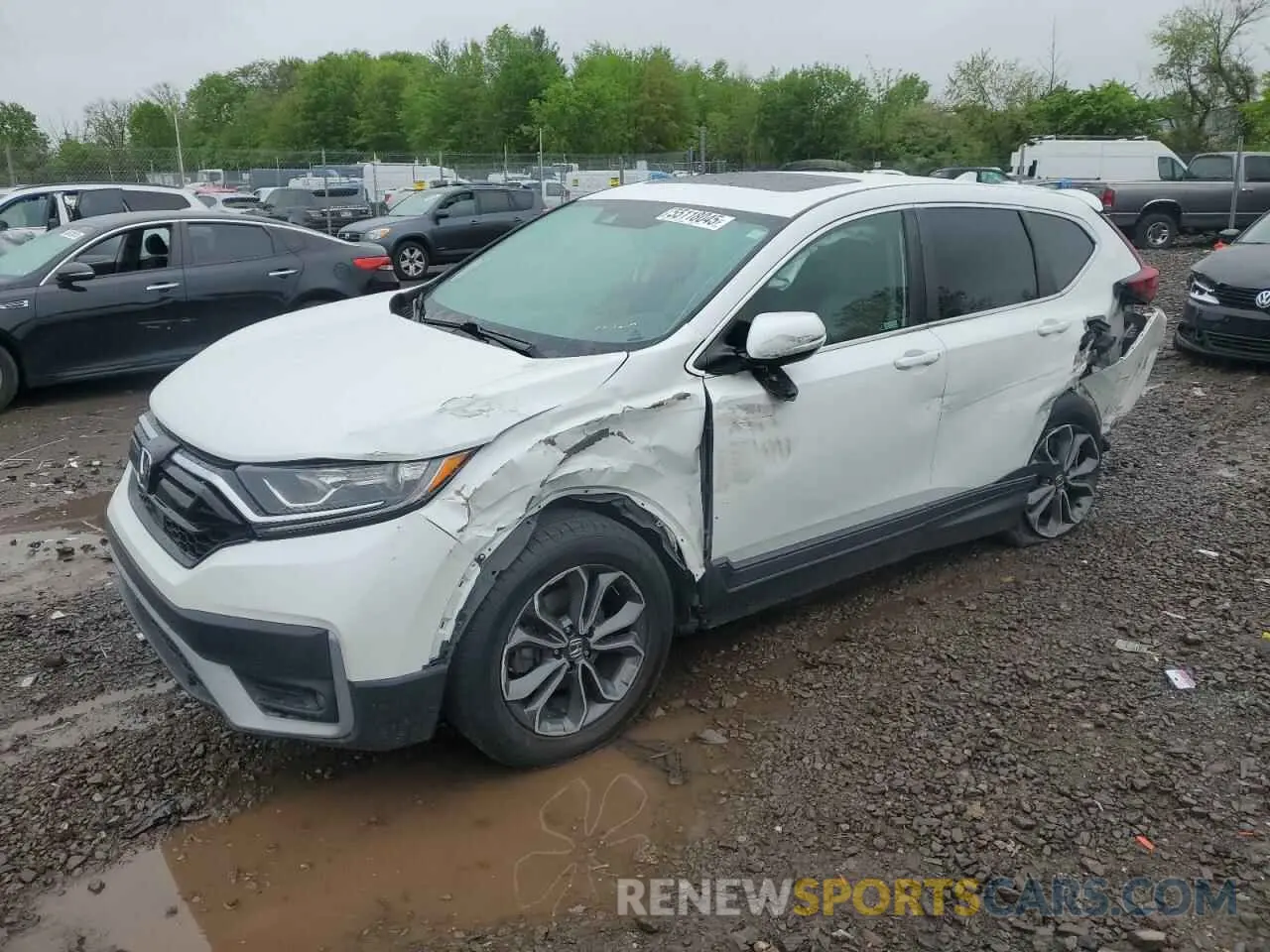 1 Photograph of a damaged car 2HKRW2H54LH669042 HONDA CRV 2020