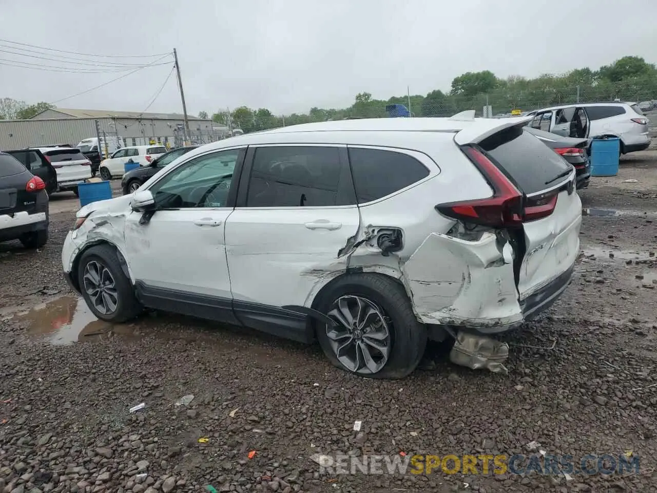 2 Photograph of a damaged car 2HKRW2H54LH669042 HONDA CRV 2020