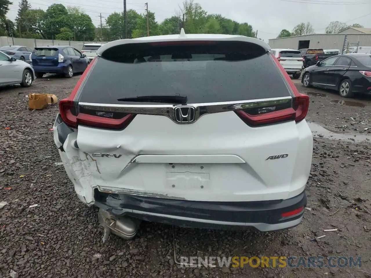 6 Photograph of a damaged car 2HKRW2H54LH669042 HONDA CRV 2020