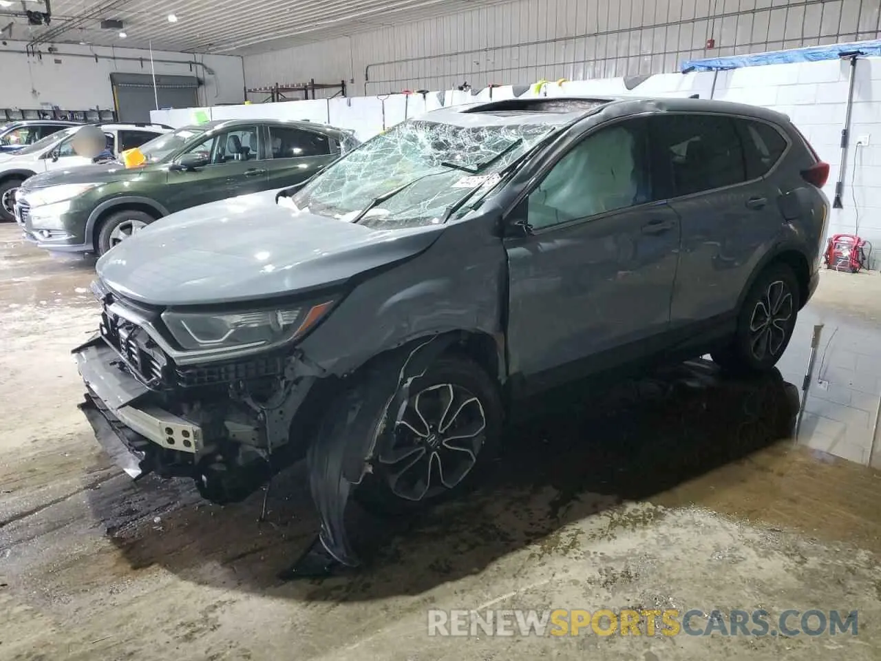 1 Photograph of a damaged car 2HKRW2H55LH636762 HONDA CRV 2020