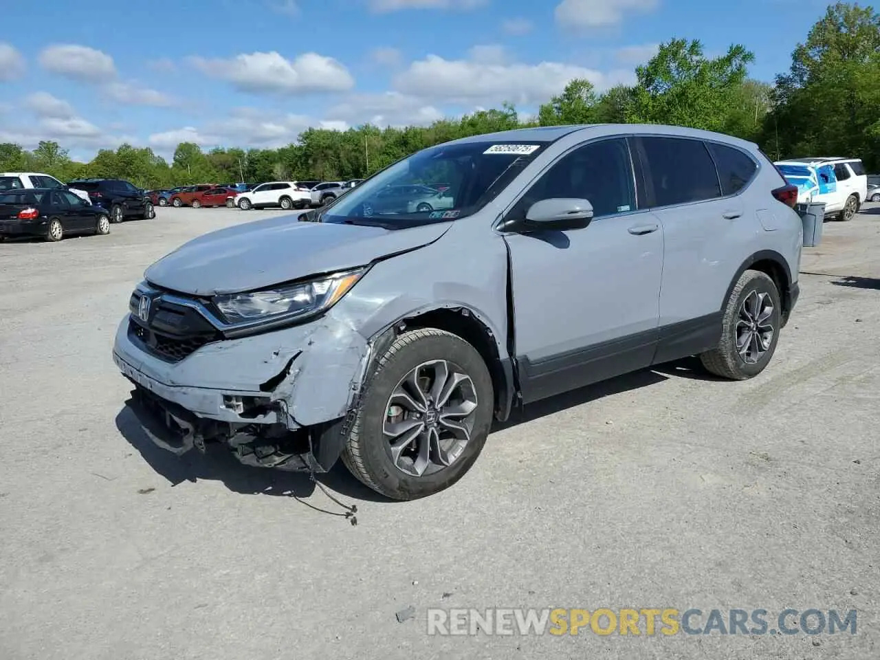 1 Photograph of a damaged car 2HKRW2H55LH661161 HONDA CRV 2020