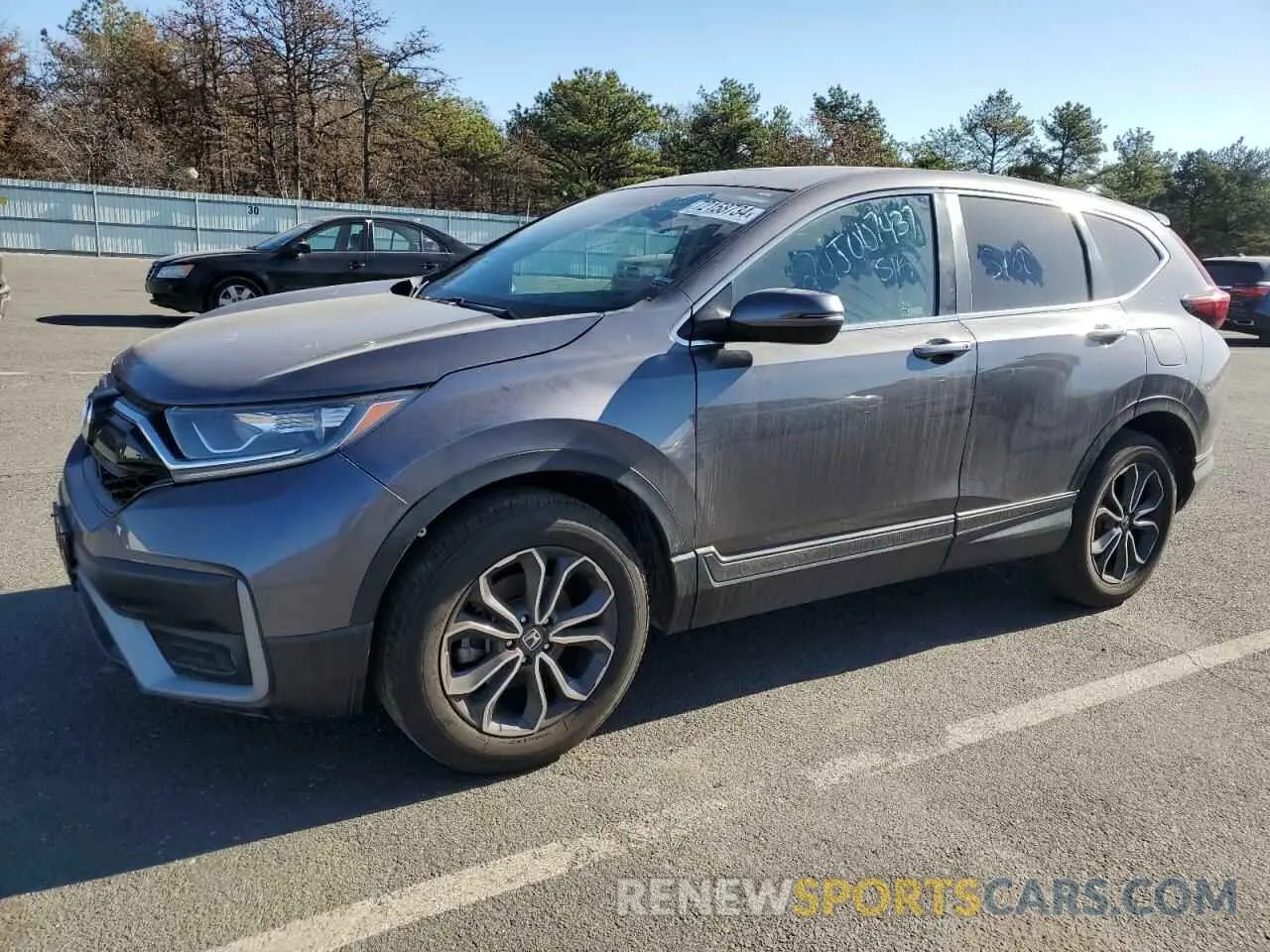 1 Photograph of a damaged car 2HKRW2H82LH700833 HONDA CRV 2020