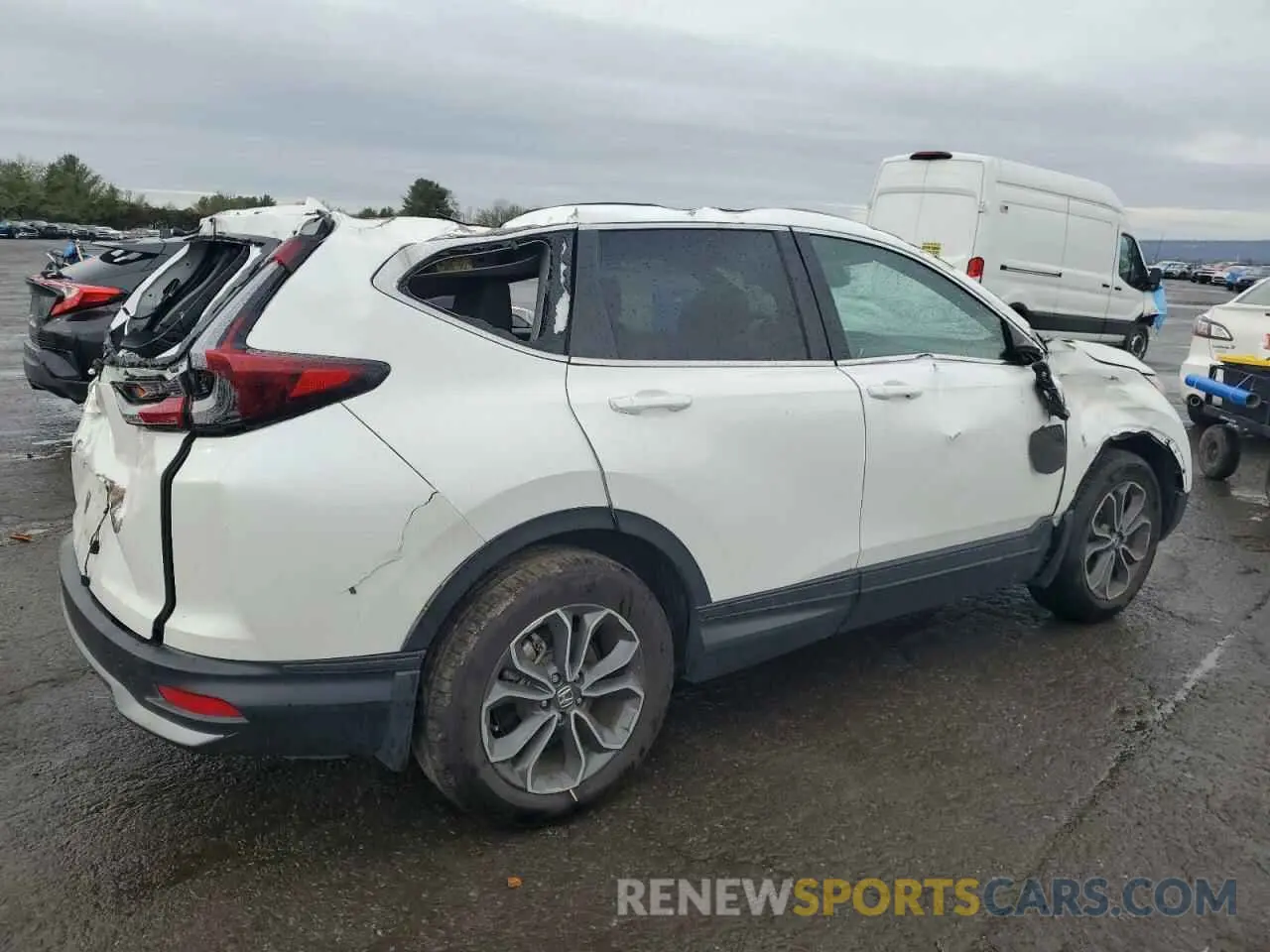 3 Photograph of a damaged car 2HKRW2H83LH693293 HONDA CRV 2020