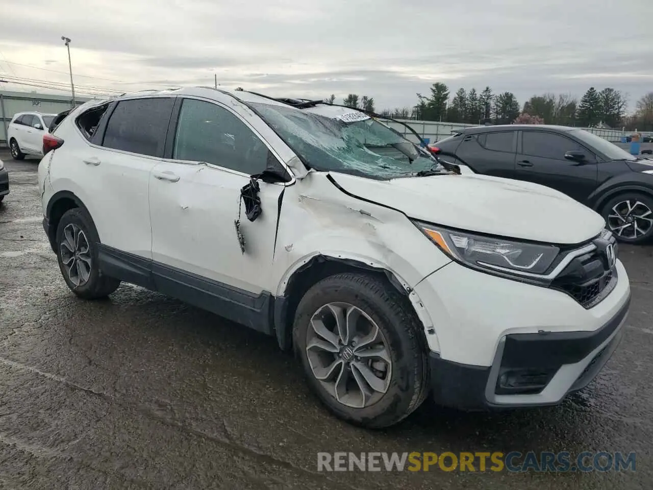4 Photograph of a damaged car 2HKRW2H83LH693293 HONDA CRV 2020