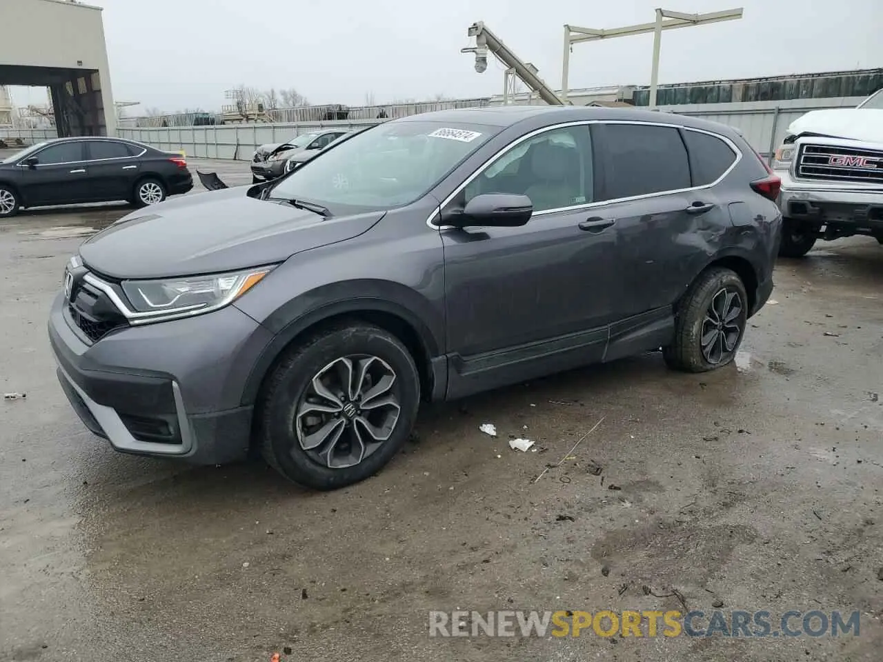 1 Photograph of a damaged car 2HKRW2H89LH694755 HONDA CRV 2020