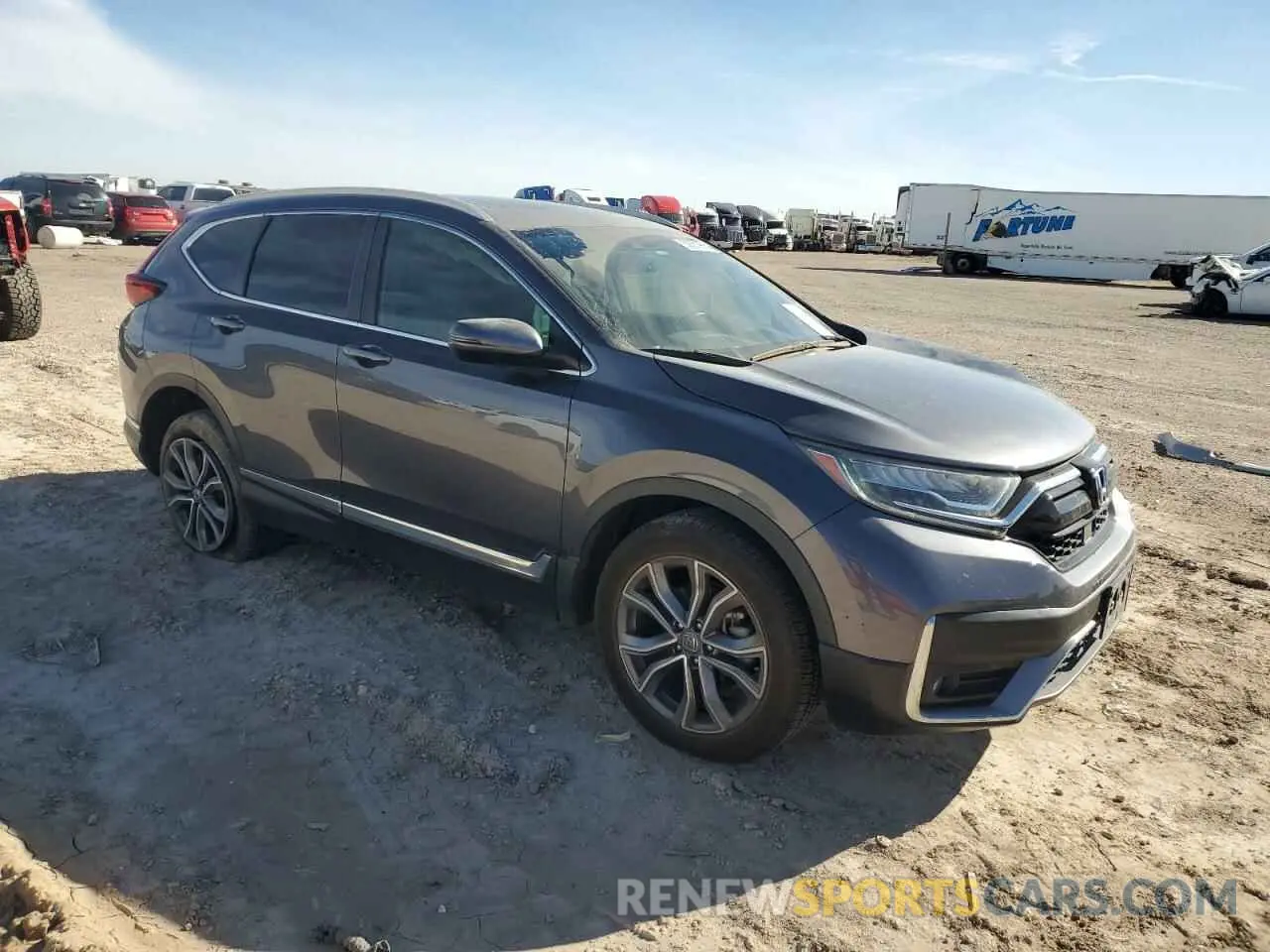 4 Photograph of a damaged car 2HKRW2H94LH614657 HONDA CRV 2020