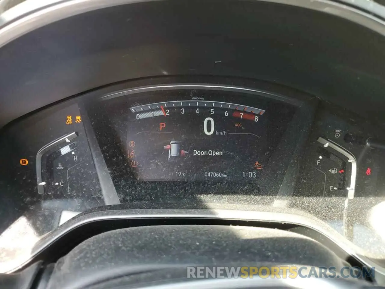 9 Photograph of a damaged car 2HKRW2H95LH228135 HONDA CRV 2020