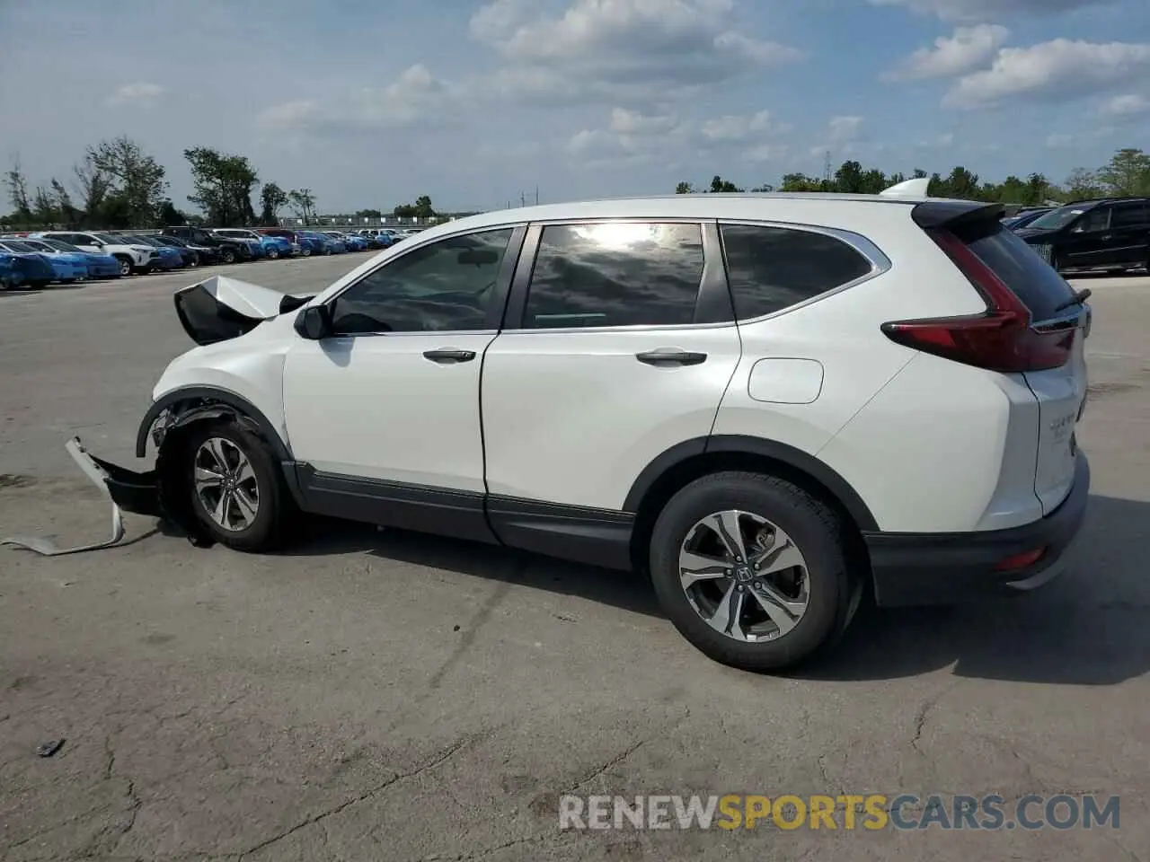 2 Photograph of a damaged car 5J6RW1H21LA014242 HONDA CRV 2020