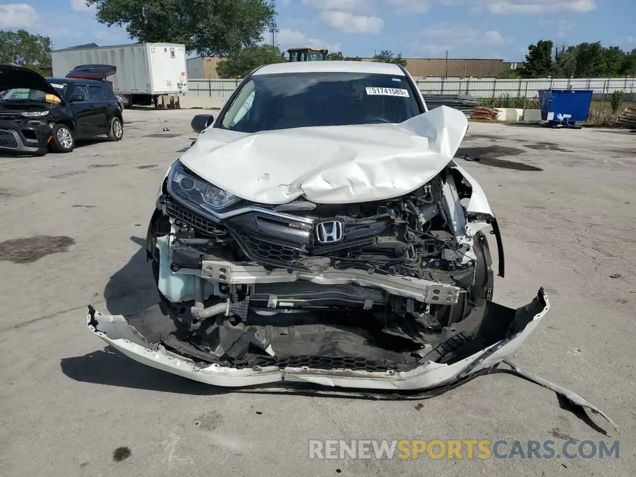 5 Photograph of a damaged car 5J6RW1H21LA014242 HONDA CRV 2020