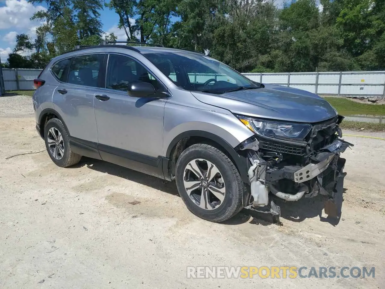 4 Фотография поврежденного автомобиля 5J6RW1H28LL007065 HONDA CRV 2020